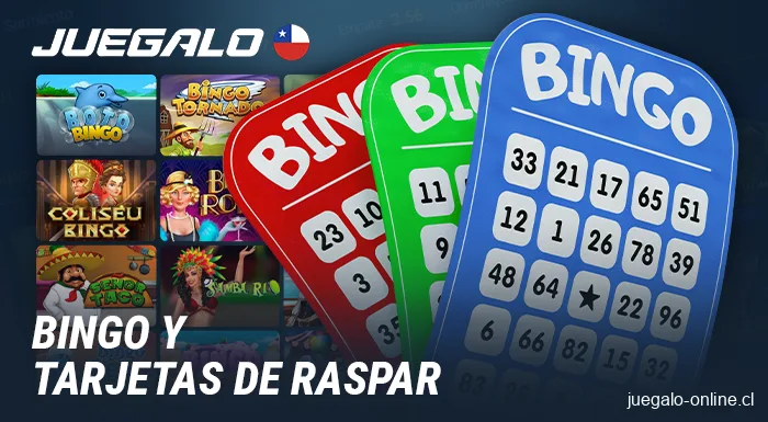 Bingo y tarjetas de raspar