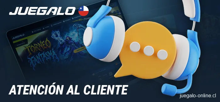 Formas de ponerse en contacto con el servicio de atención al cliente de Juegalo Chile
