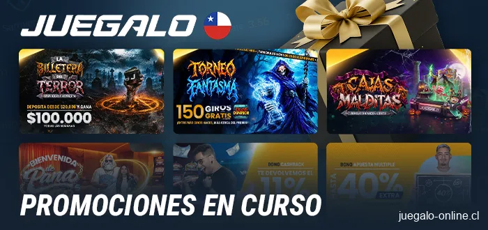 Otras bonificaciones para los jugadores chilenos en el casino Juegalo