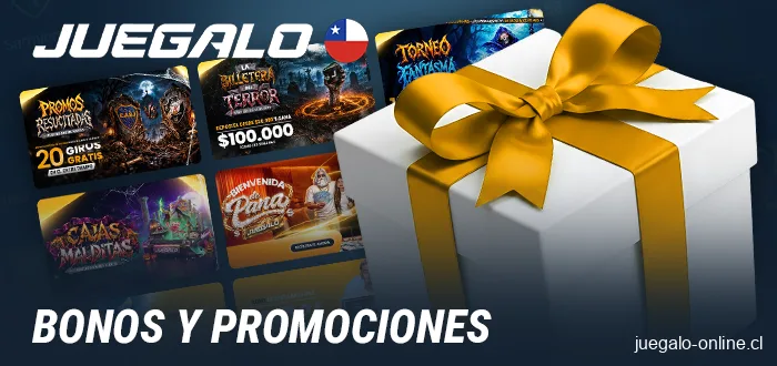 Sobre los bonos de Juegalo online para jugadores de Chile